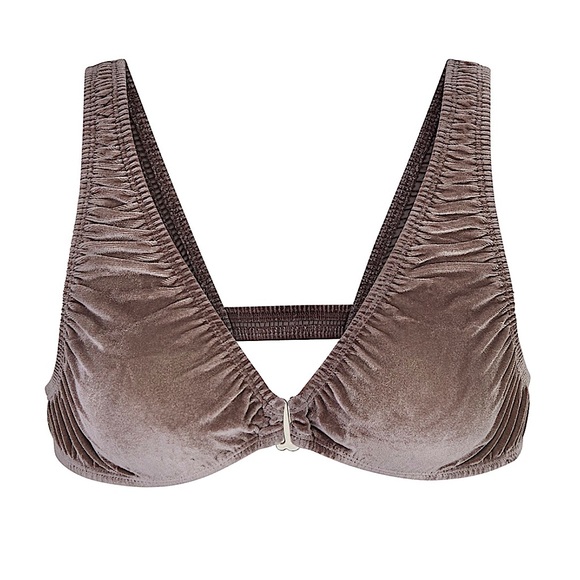 SKIMS Stretch Velvet Collection Bra Bralette in Amethyst - New with Tags! - Picture 15 of 15